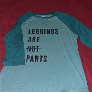 Long sleeve blue shirt